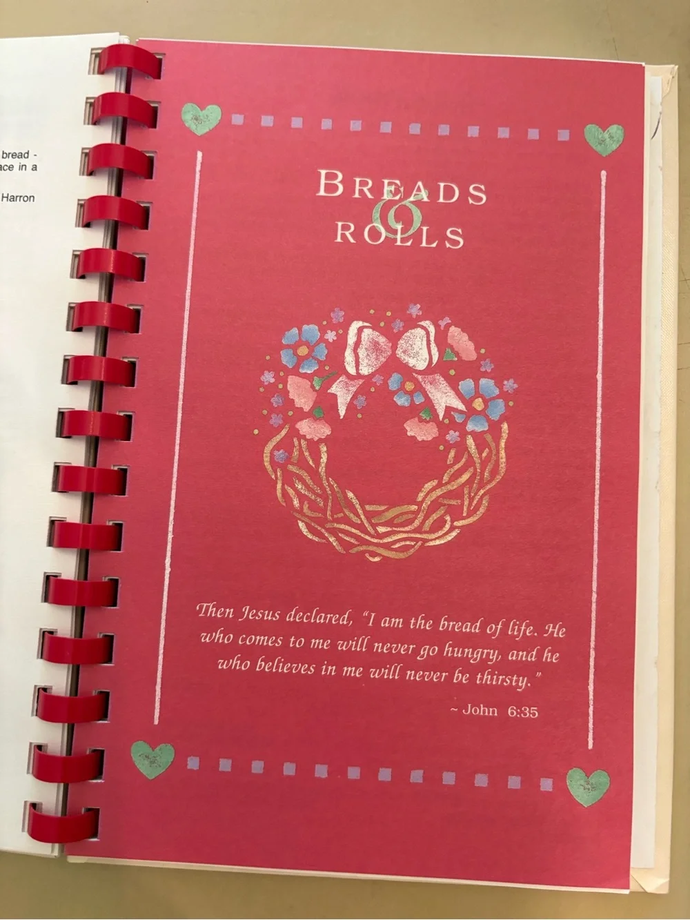 Taste & See St. Mark's EYC Cookbook - White Cover with Red Spiral